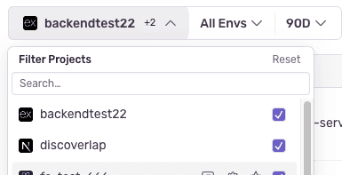 Project selector